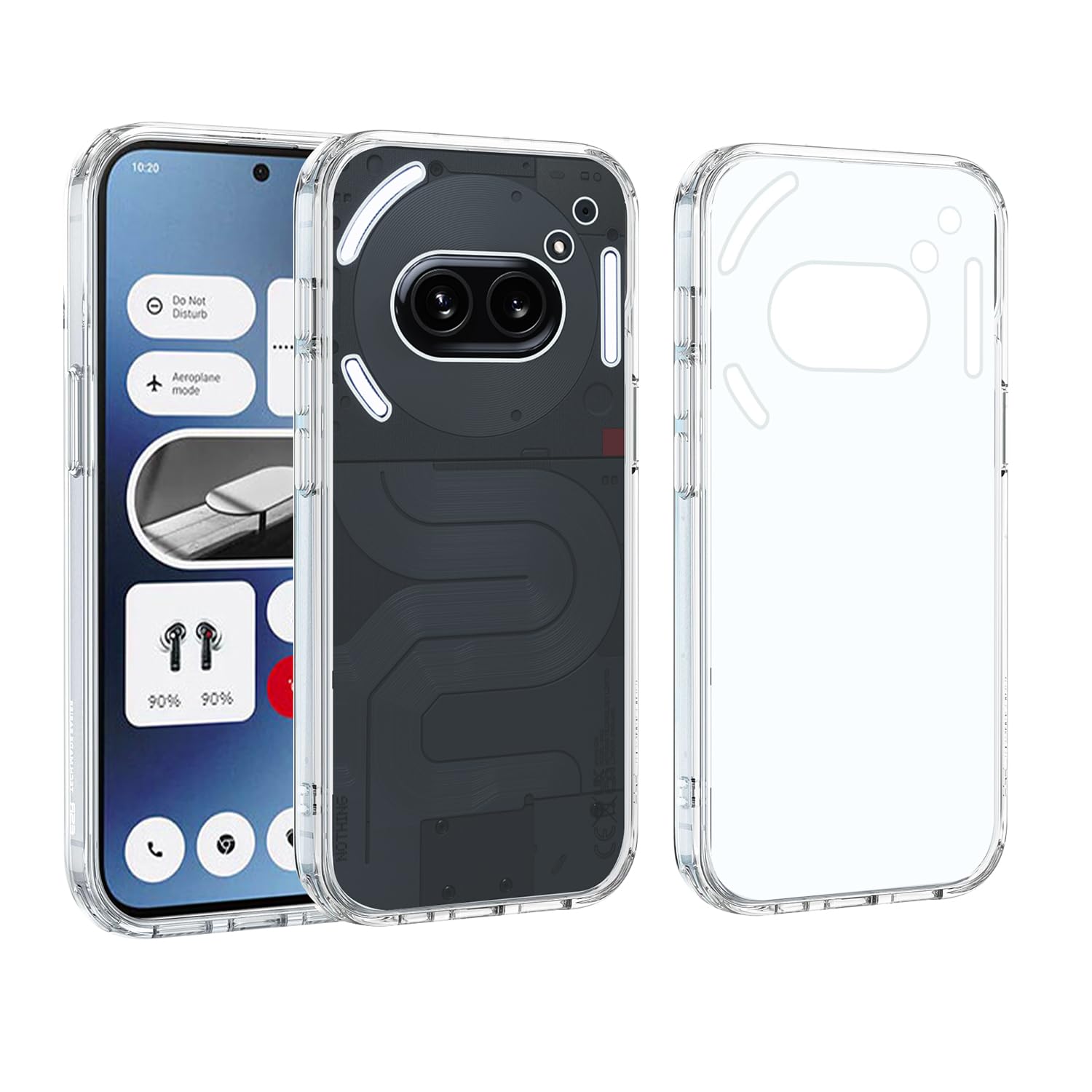 VIDO Transparent Back Case Cover for Nothing Phone 2a 5G / Nothing Phone 2a Plus (Soft & Flexible & Camera Protection Back Case) (B0CY2SFWJH) Amazon Price History, Amazon Price Tracker