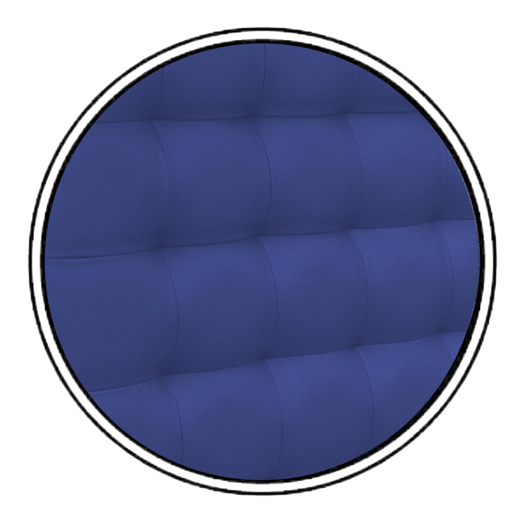 ONEK-DECCO Cabecero de Cama Kansas Tapizado en Polipiel, Acolchado, Diseño Moderno Elegante, Cabezal para Dormitorio, Cama Juvenil y Matrimonio (90x70, Azul)
