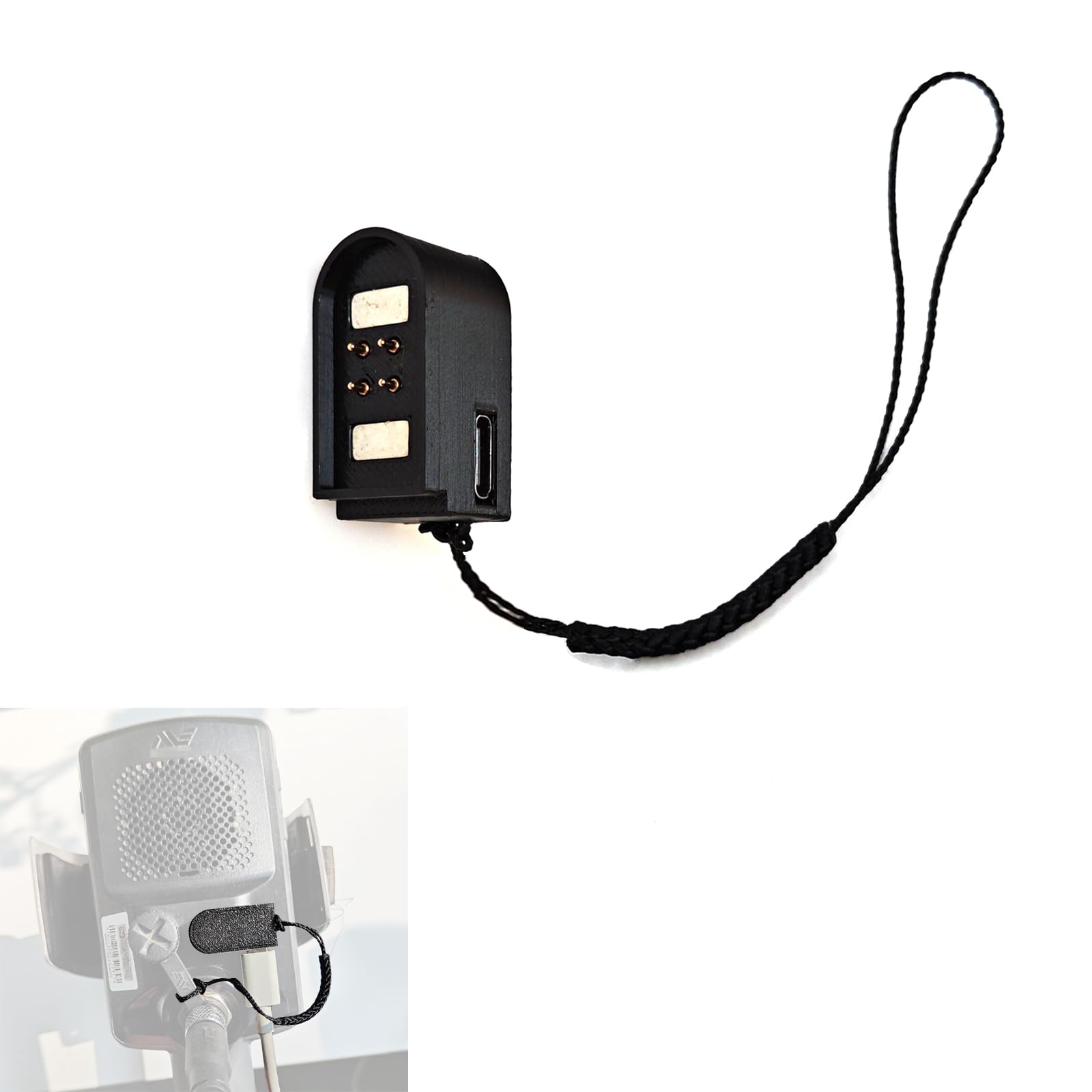Zorvayne Magnetic Charger Adapter for Minelab Manticore/Equinox