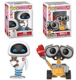 Funko Wall-E and Eve (Wall-E) Disney Valentine's Pop! Complete Set (2)