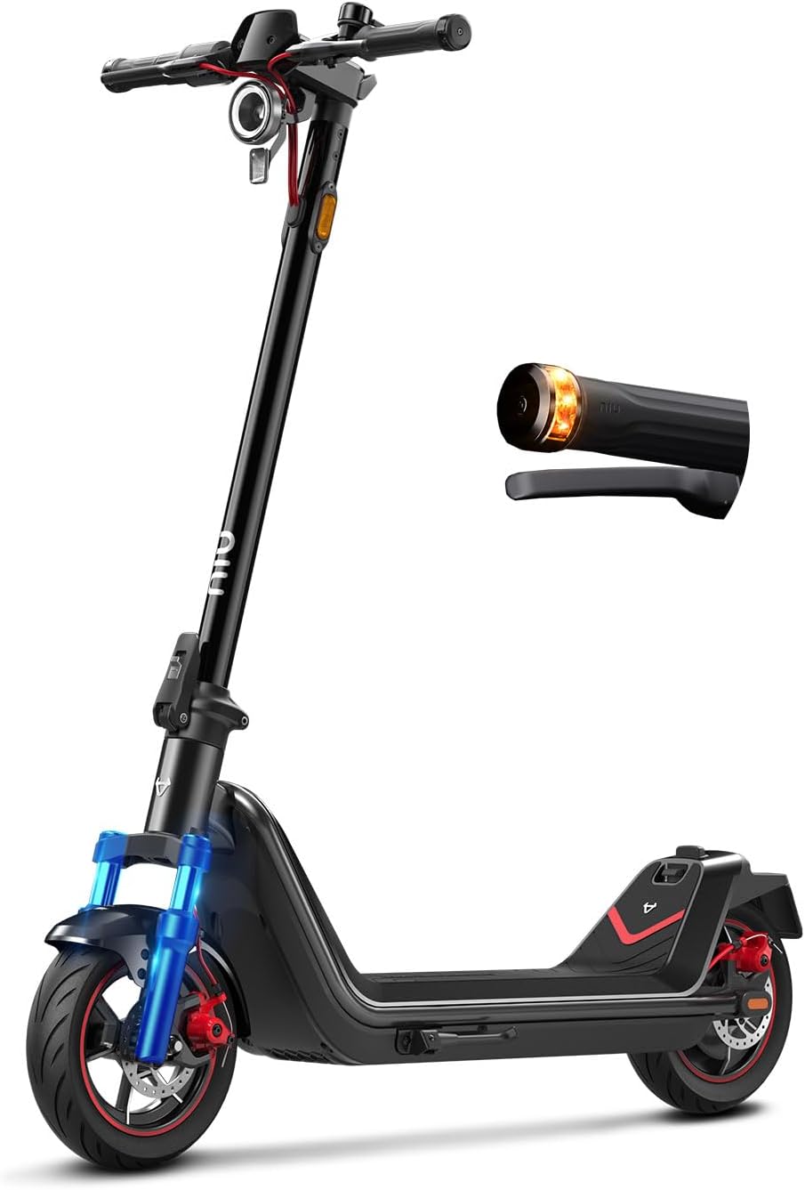 NIU K100F/K300X Electric Scooter Adults - 600W-900W Peak Power, 18-41 Max Range, Top 17.4-23.6 MPH, Portable E Scooter w/Suspension for Commute, Sup. Turn Signal, Folding Handlebars(Only K100F) product image