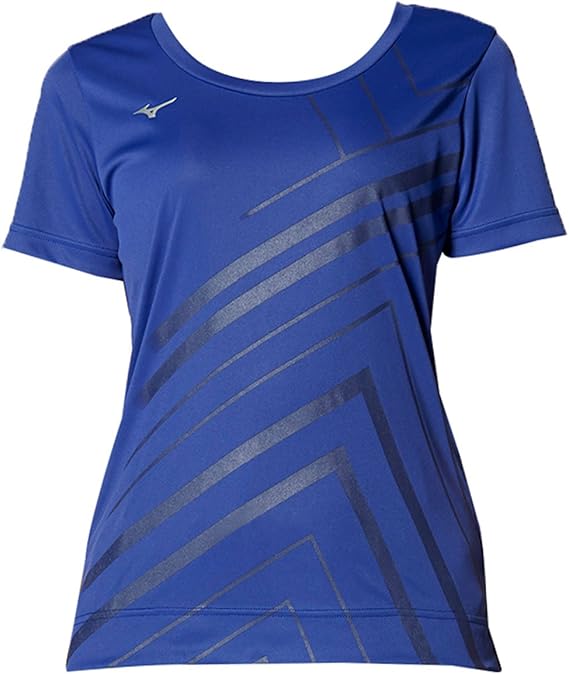 Amazon ミズノ Mizuno トレーニングウェア ソーラーカットtシャツ レディース 32ma7211 25 マザランブルー M アクティブシャツ Tシャツ 通販