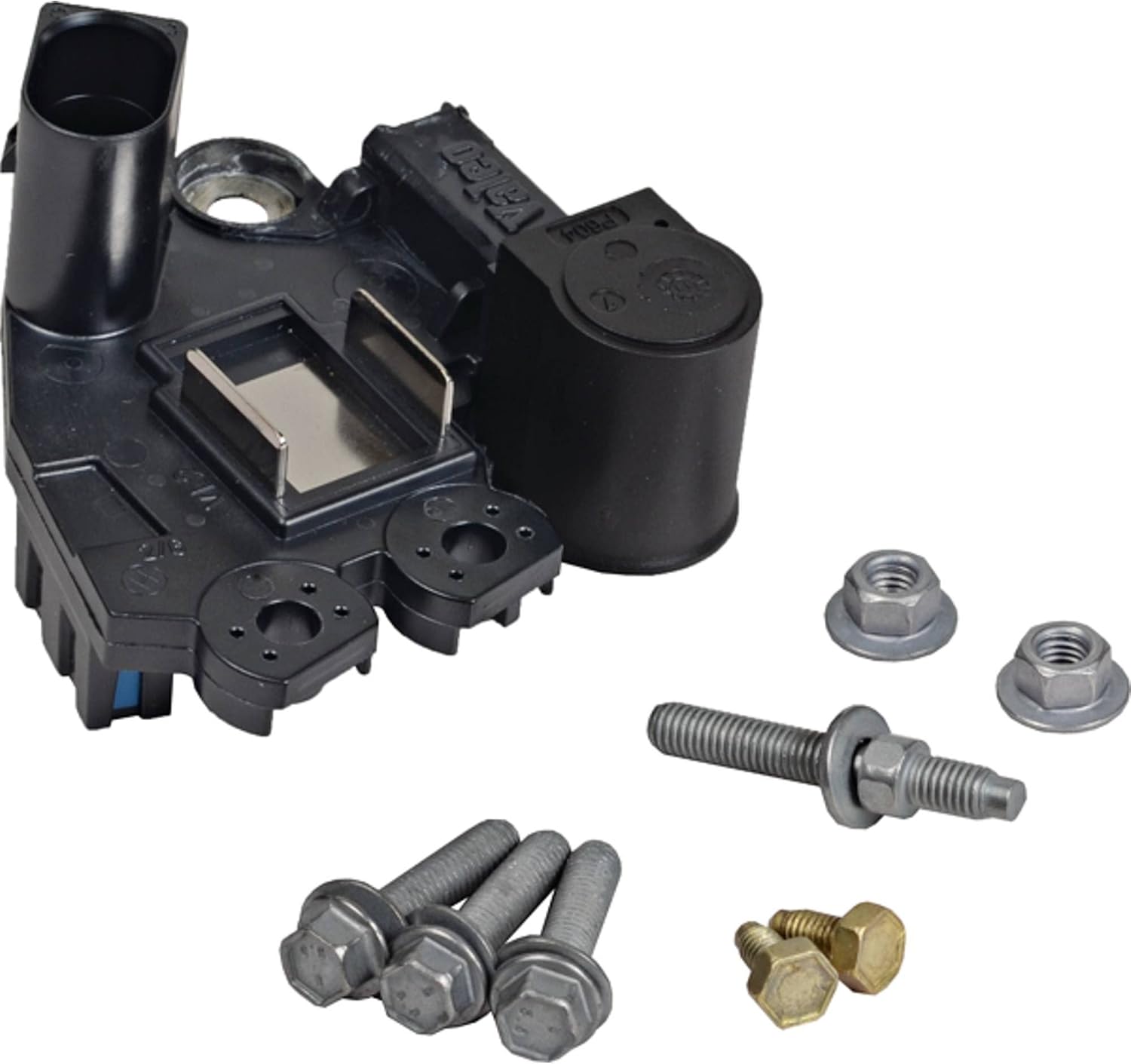 Regulator Compatible with/Replacement for Valeo; 12V, B-Circuit; Term ID: Negative; w/Brush Holder VLS-599101, 230-40127, 235853, 235854, 591901, 593796, 595200, 599101, VRG46954