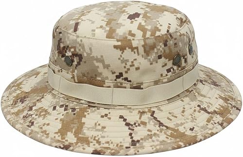 Miniatura 41 de Sombreros de sol para hombres y mujeres, sombrero de cubo UPF 50+, sombrero Boonie plegable, protección UV, senderismo, playa, pesca, safari
