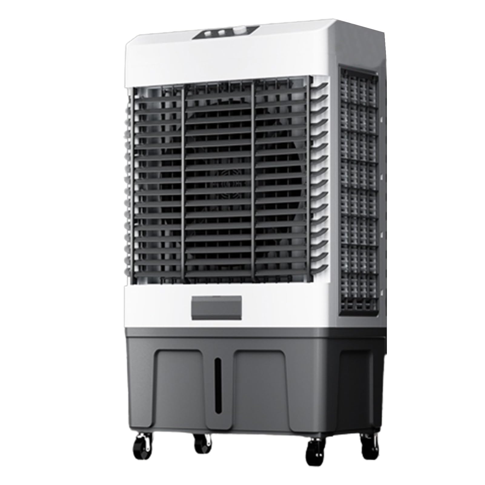 GTHTUHFD Evaporative Air Cooler Fan, Mobile Ac With 3 Wind Speeds & Oscillation, 24H Timer, 30-100L Capacity For Home Office School, With Casters,C-Mechanicalcontrol