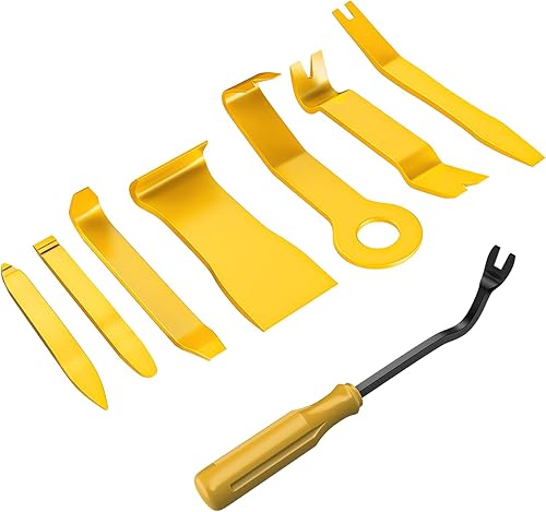 Vista 30 de GOOACC GRC-90 - Juego de 8 herramientas de eliminación de arañazos de ajuste automático, panel de tablero de audio para automóvil, kit de Azul