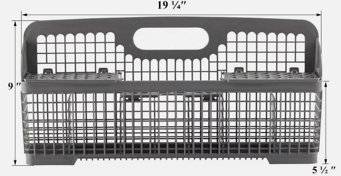 WPW10190415 (AP6016614) Dishwasher Silverware Basket Compatible with Whirlpool KitchenAid