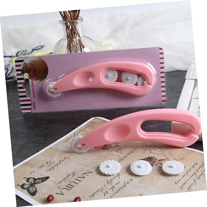 Set de 2 moldes rodillos para fondant color rosa miniatura 7