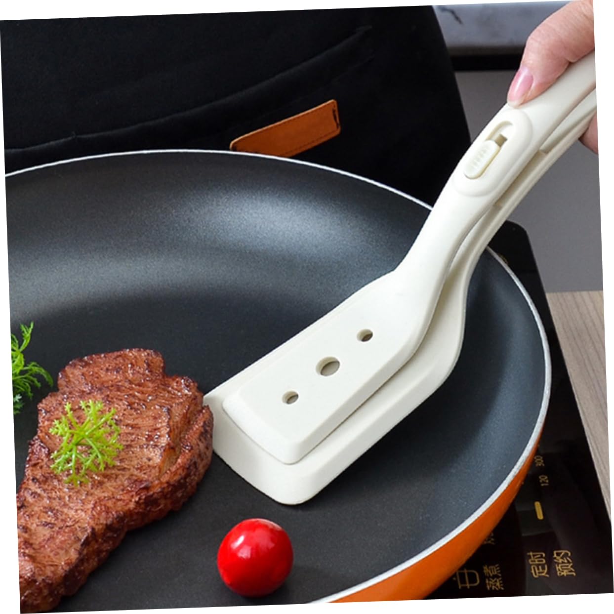 Ciieeo 5stücke Küchen-silikon-spatelzange Hitzebeständige Vielseitige Bbq-klammer Für Grillen Braten Und Servieren Ergonomischer Griff Für Und Gemüse