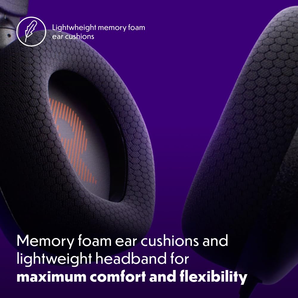 JBL Quantum 100M2 Wired Gaming Headphones, Supports Windows sonic spatial audio, 40mm Realistic Dynamic Drivers, Omnidirectional Detachable Mic, Breathable Memory Foam cushions, PC/Xbox/PS/3.5mm-Black — Amazon image 5