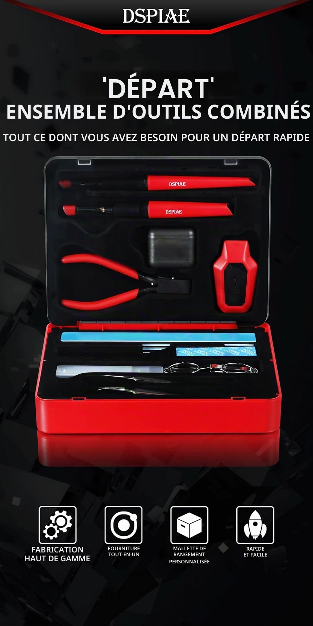 DSPIAE TC-S01 Ensemble d'outils de départ