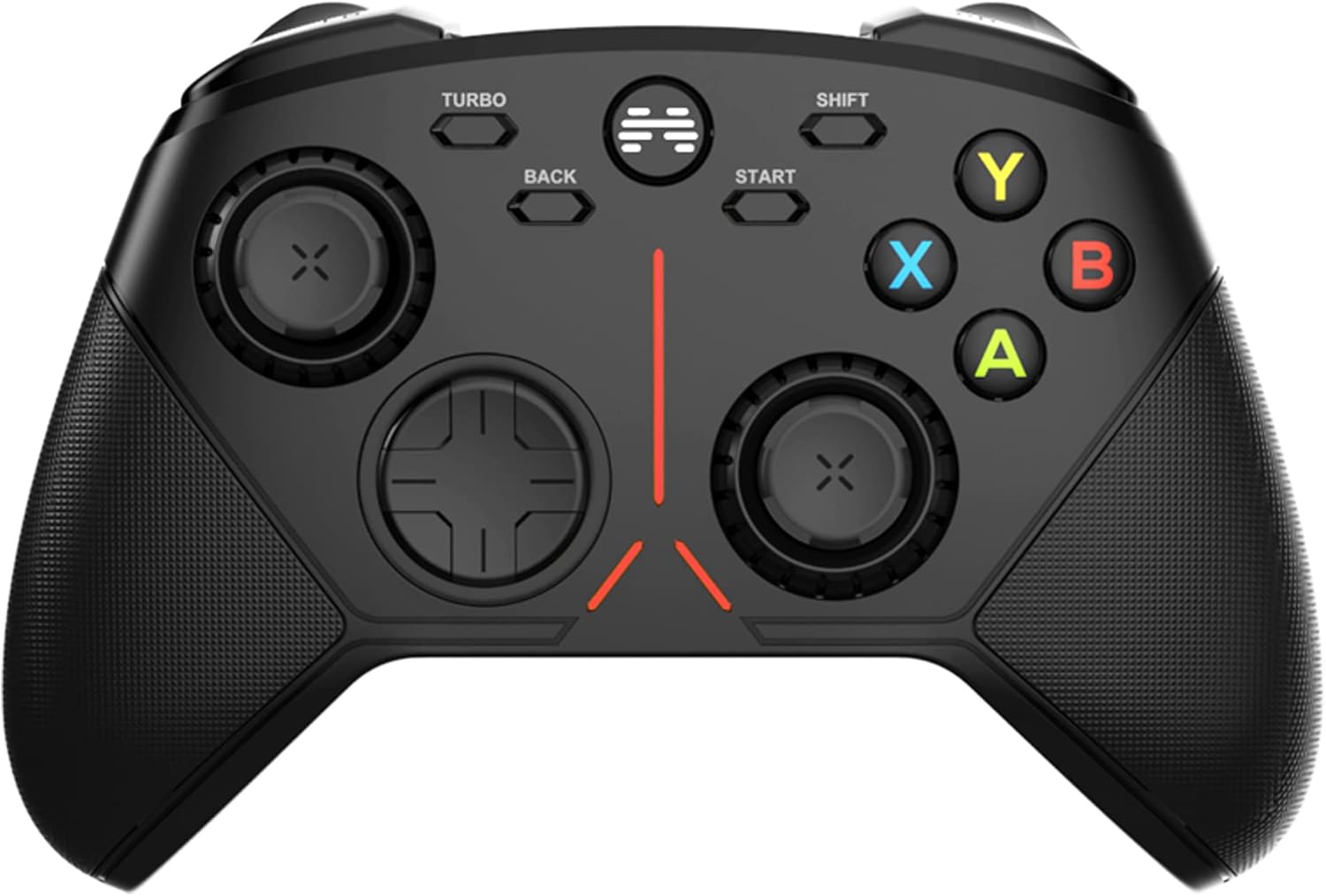 BEITONG Asura 3S PC Game Controller 2.4Ghz Wireless Gamepad For Steam Deck Windows 7 8 10 11,Anti-wear Joystick Sensitivity Adjust Instant/Mechanic Keys/Trigger Locks/950 mAh/Modulary Black