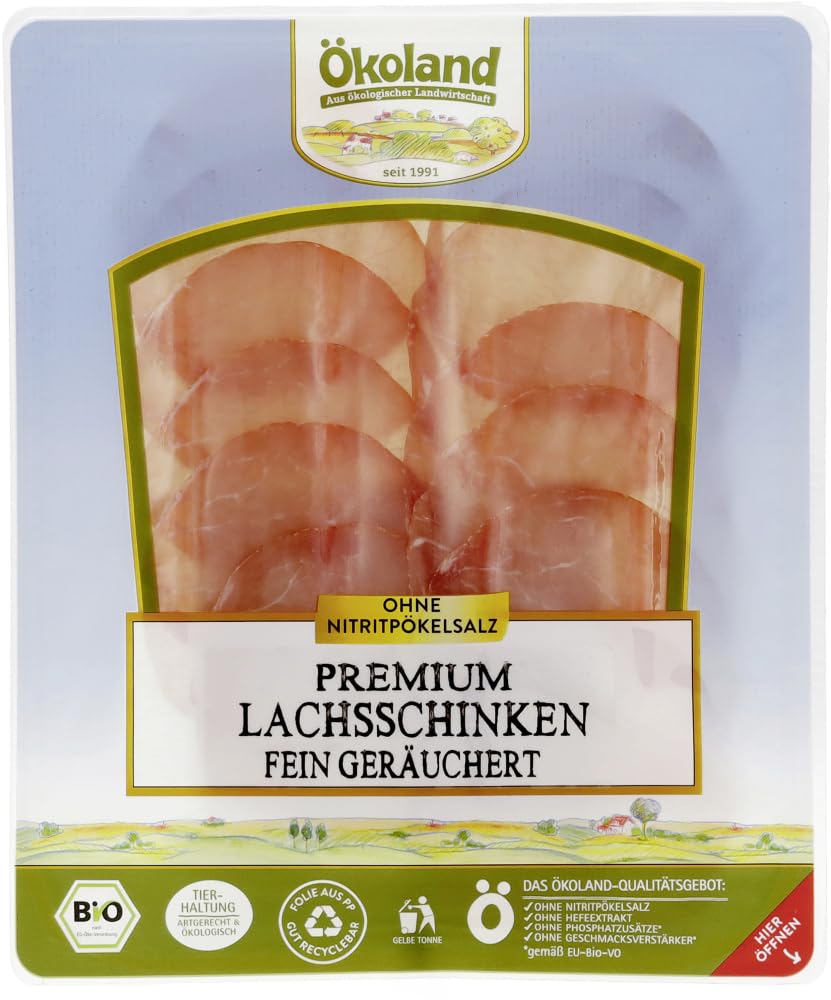 Premium Lachsschinken fein geräuchert 18 x 80 g