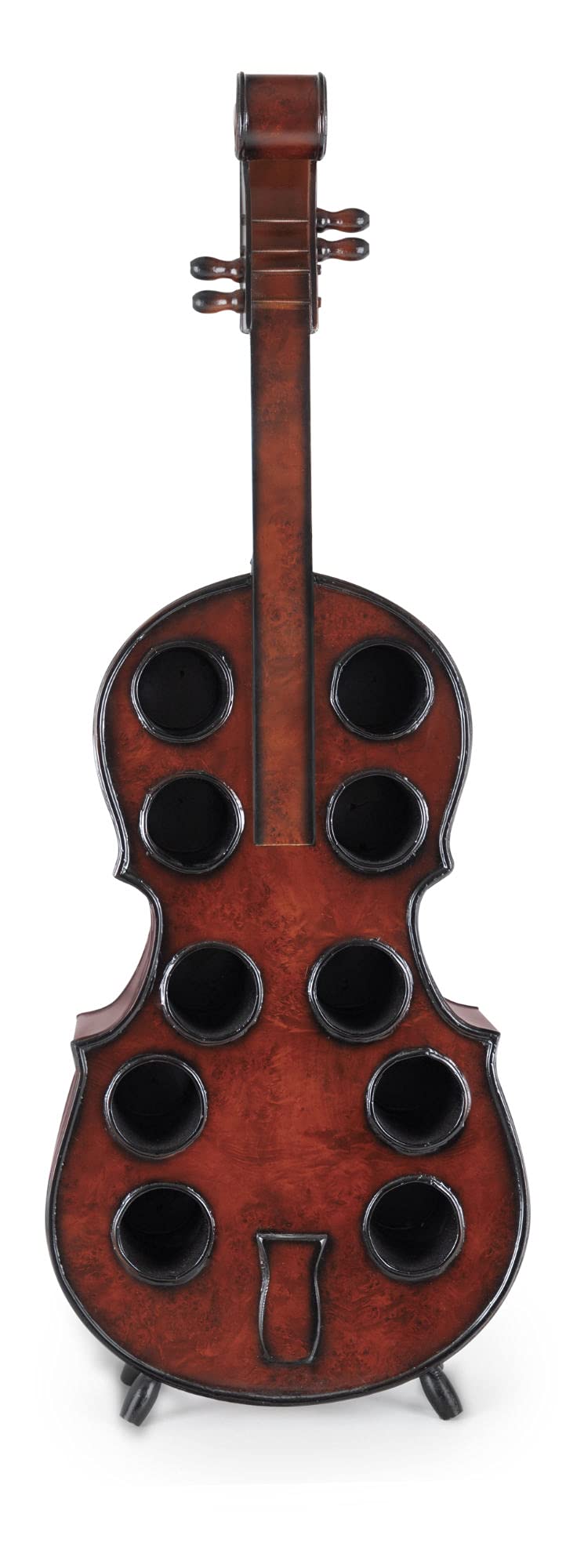Stagecaptain WR-10 Stradivino Porta Vini e Bottiglie, Realizzato a mano | Porta vini e bottiglie rustico per 10 bottiglie, Adatto per bottiglie fino a Ø 7 cm, Dati tecnici, Capacità: 10 bottiglie