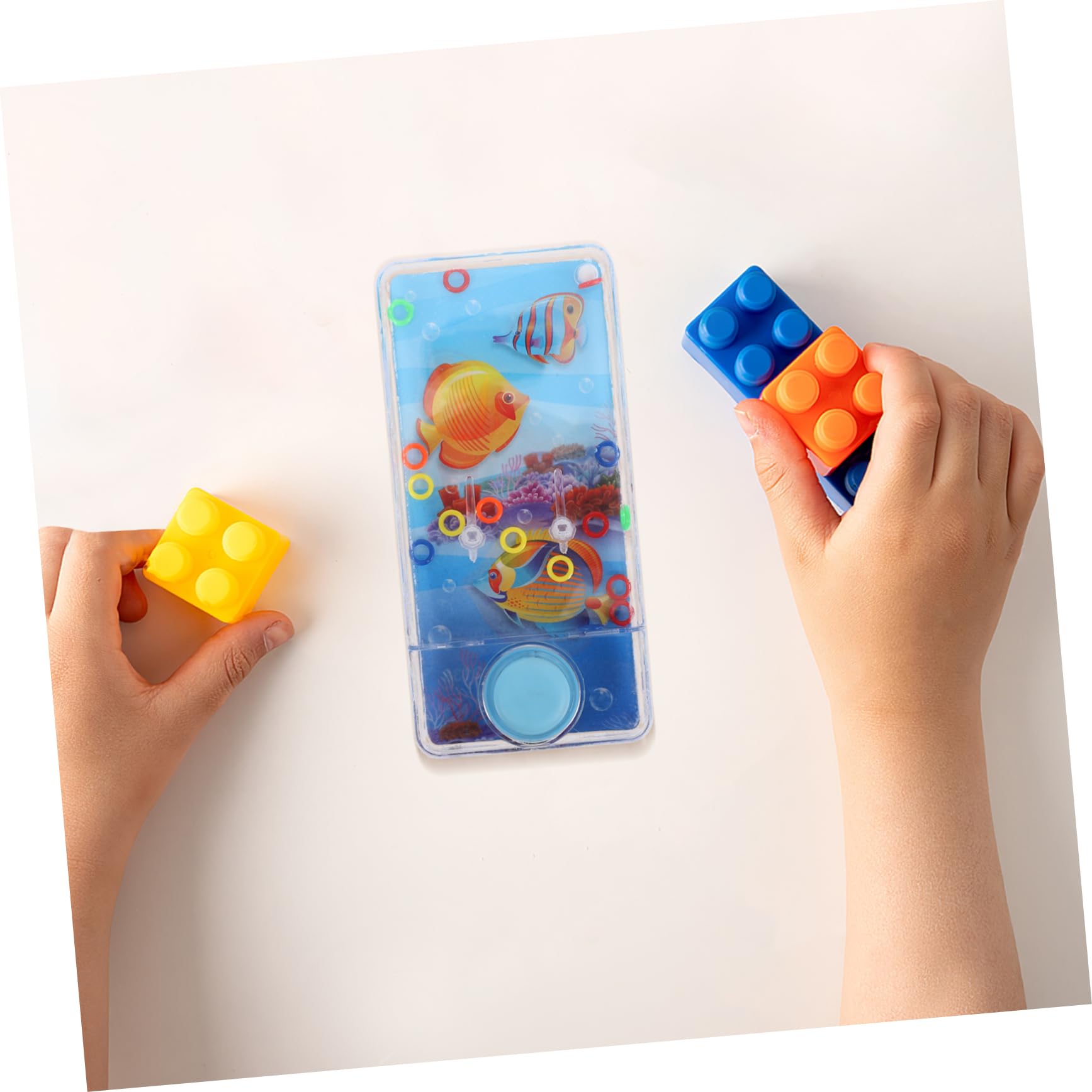 BESPORTBLE 2Pièces Jeux Eau Anneaux pour Garçon Fille Intellectuels Amusants pour Garçons et Filles pour Petites Jeu Adresse Aquatique Portable