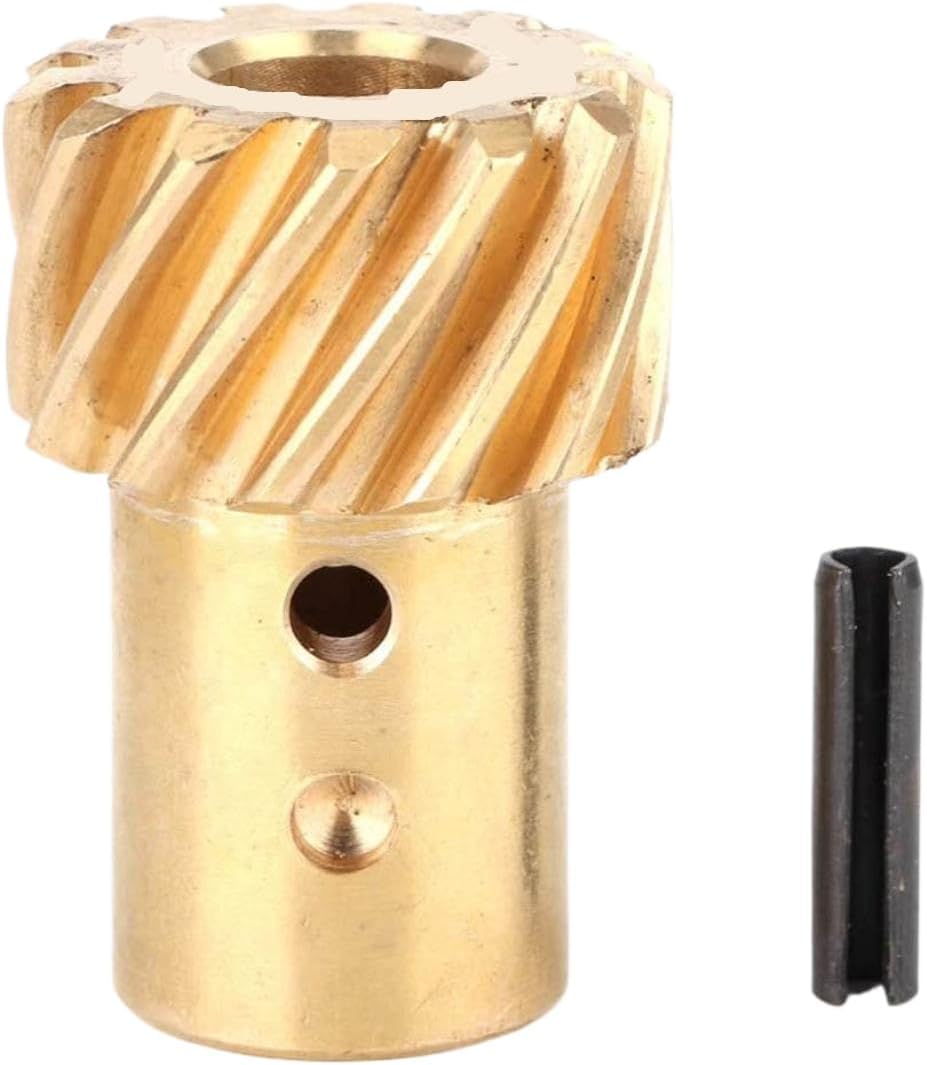 Car Engine Bronze Distributor Gear 0.491 Inch Shaft 262-454 Compatible with Small Big Block Hydraulic Roller Cams SBC BBC