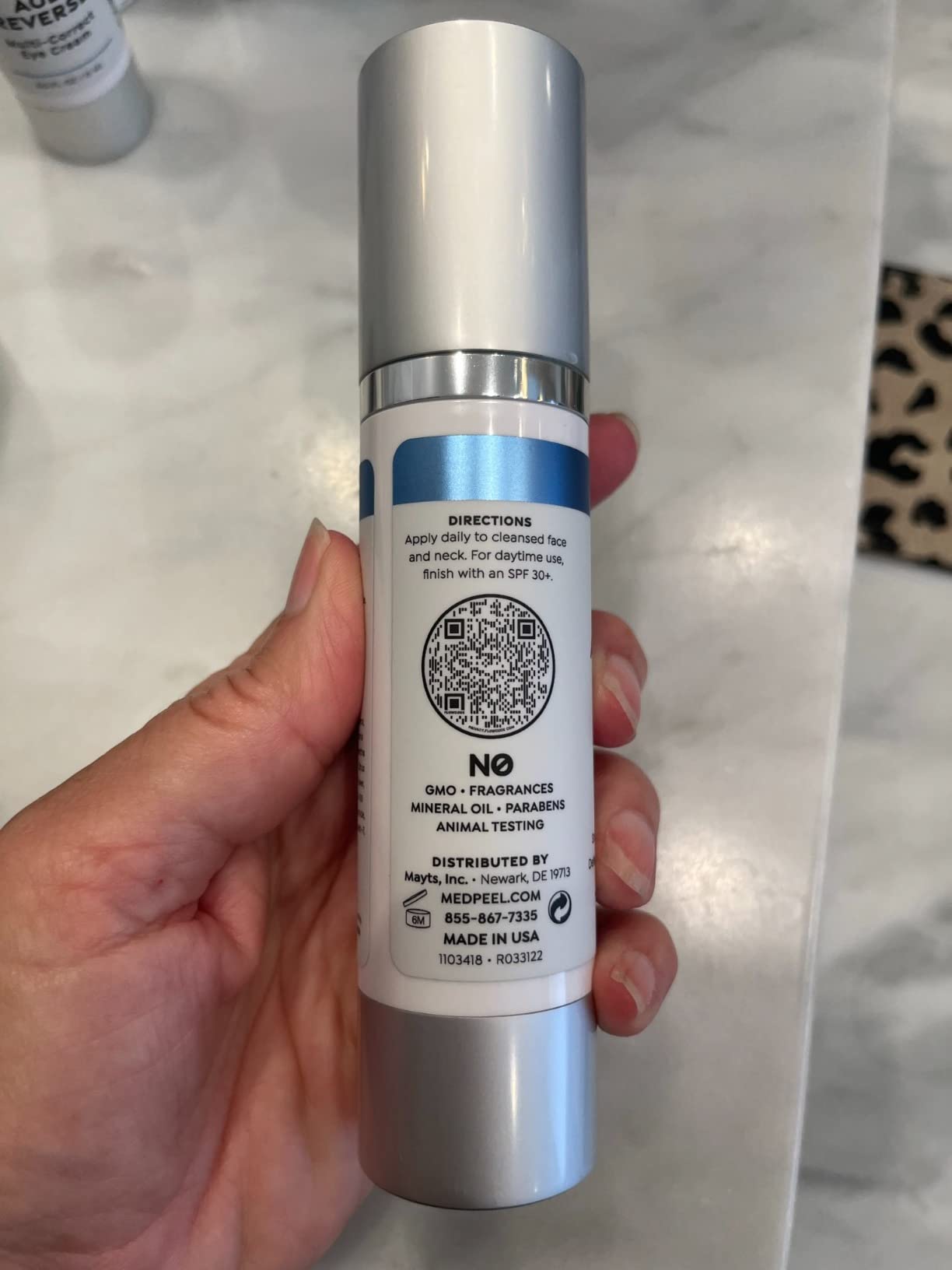 MedPeel Advanced Repair Daily Moisturizer with Vitamins E, B3 and B5, Soothing Aloe, Hyaluronic Acid, 1.7 fl oz