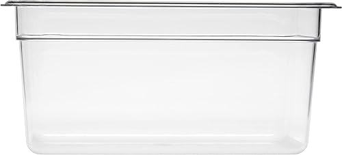 Miniatura 3 de Carlisle FoodService Products StorPlus PermaLabel - Sartén de plástico para alimentos con etiqueta integrada para restaurantes, tamaño 13, capacidad