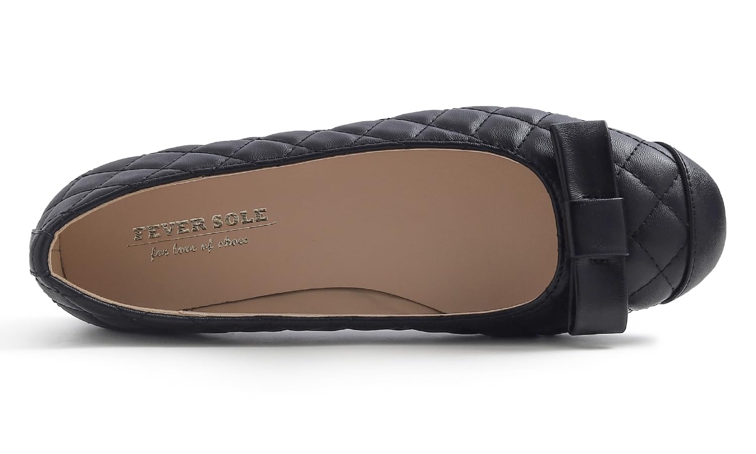Feversole Women's Square Toe Fashion Flat,Punta Quadrata Easy Buckle Tacco Basso Slip On Flats in Pelle vegana