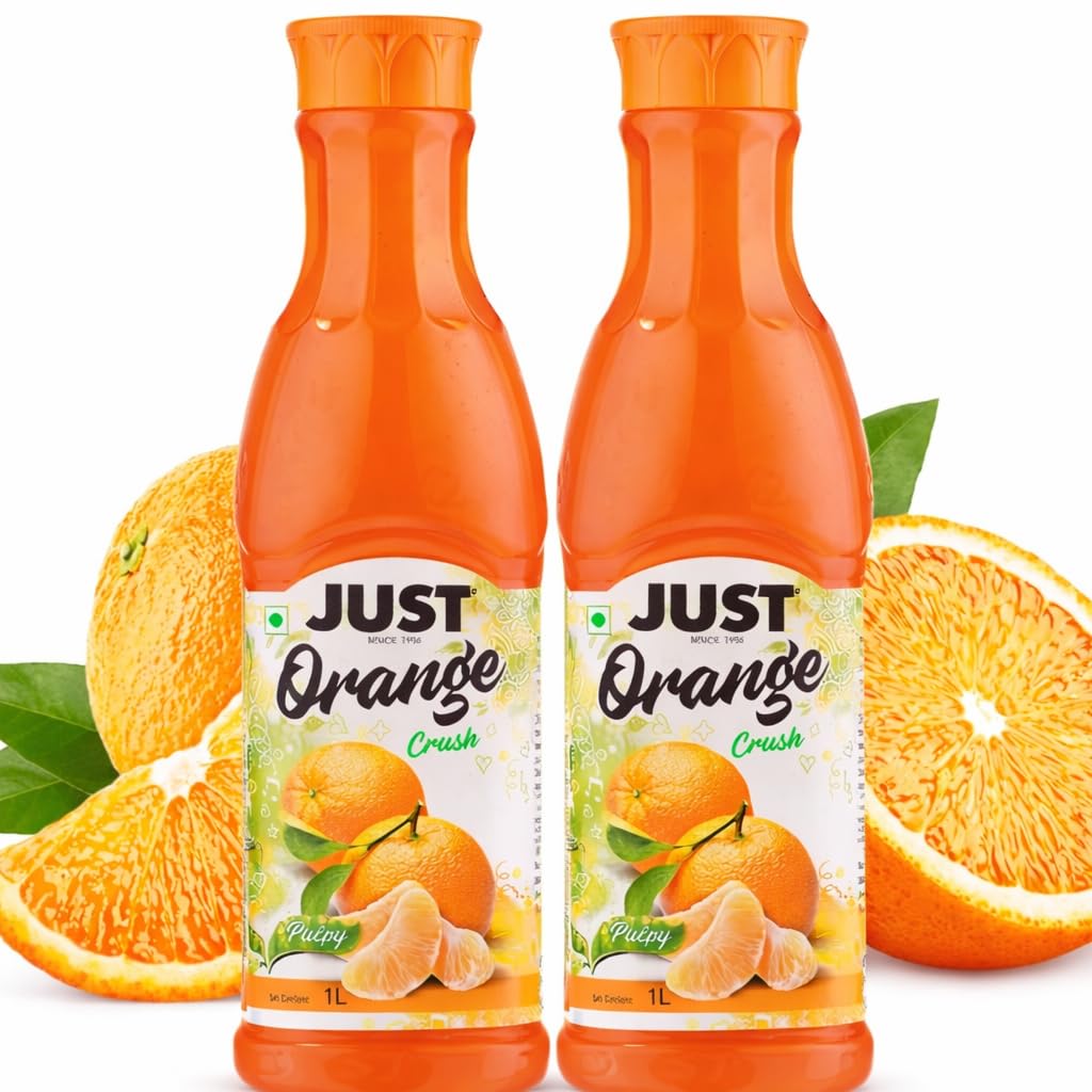 Orange Squash Flavored Drink Concentrate | 1300 Ml | Orange Sharbat | Summer Drink | Hydrating | Pack of 2-image-33