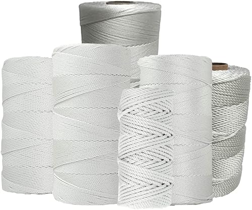 SGT KNOTS - Cordel de nylon trenzado retorcido #6, #7, #9, #12, #15, #18, #21, #24, #30, #36, #42, #48, #60, #72, #96, #120