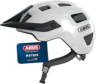 ABUS MoTrip MTB Helmet - Robust Bicycle Helmet with Height-Adjustable Visor for Mountain Bikers - Custom Fit - Unisex