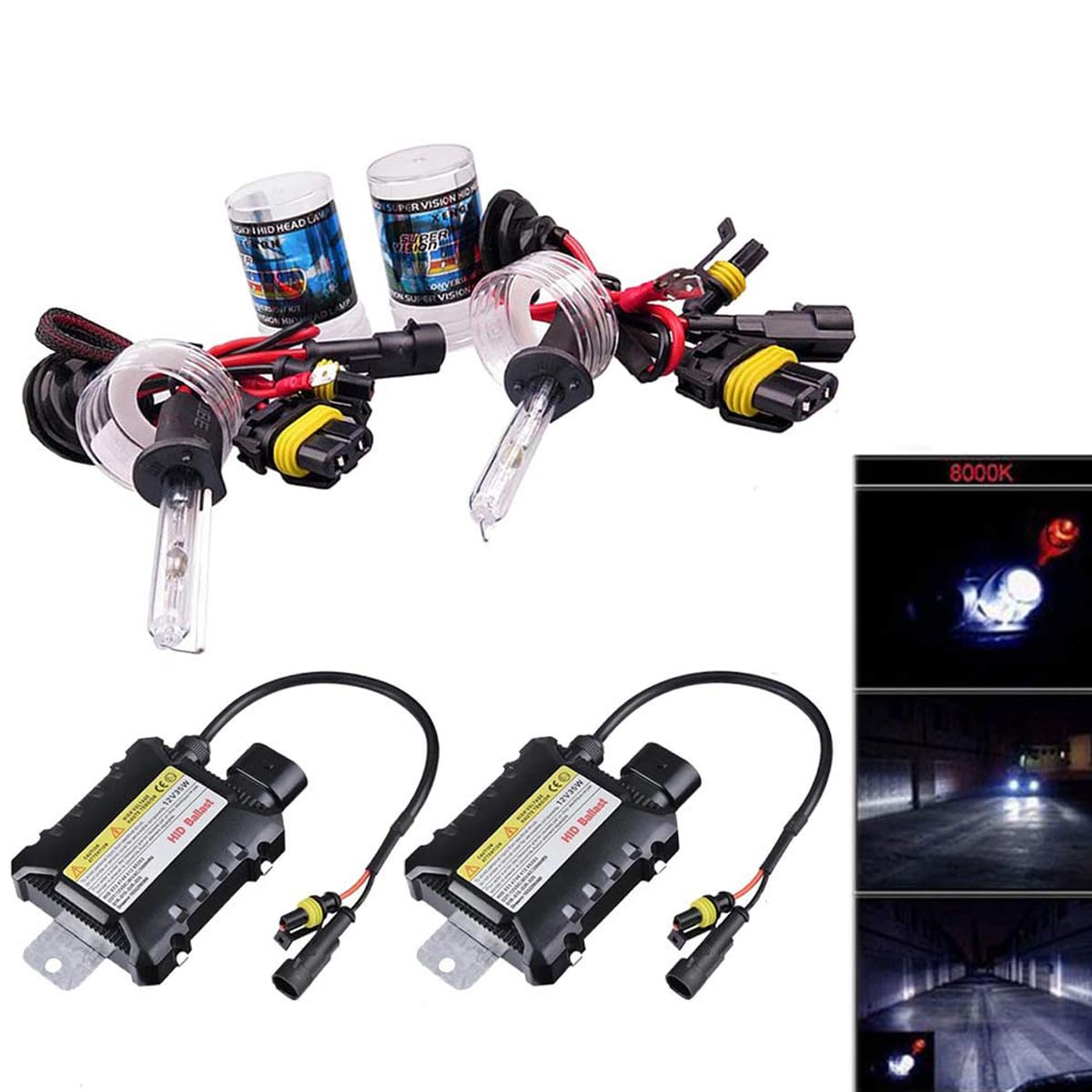 Amazon | 1セット55WキセノンHIDキットキセノン電球ランプデジタル
