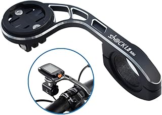 Aluminium Alloy Extended Out-Front Cycling Bicycle Computer Combo Mount for Garmin Edge 200 500 510 520 800 810 820 1000 1030, Bryton and Gopro Camera, Compatible Handlebar Sizes 31.8mm 25.4m