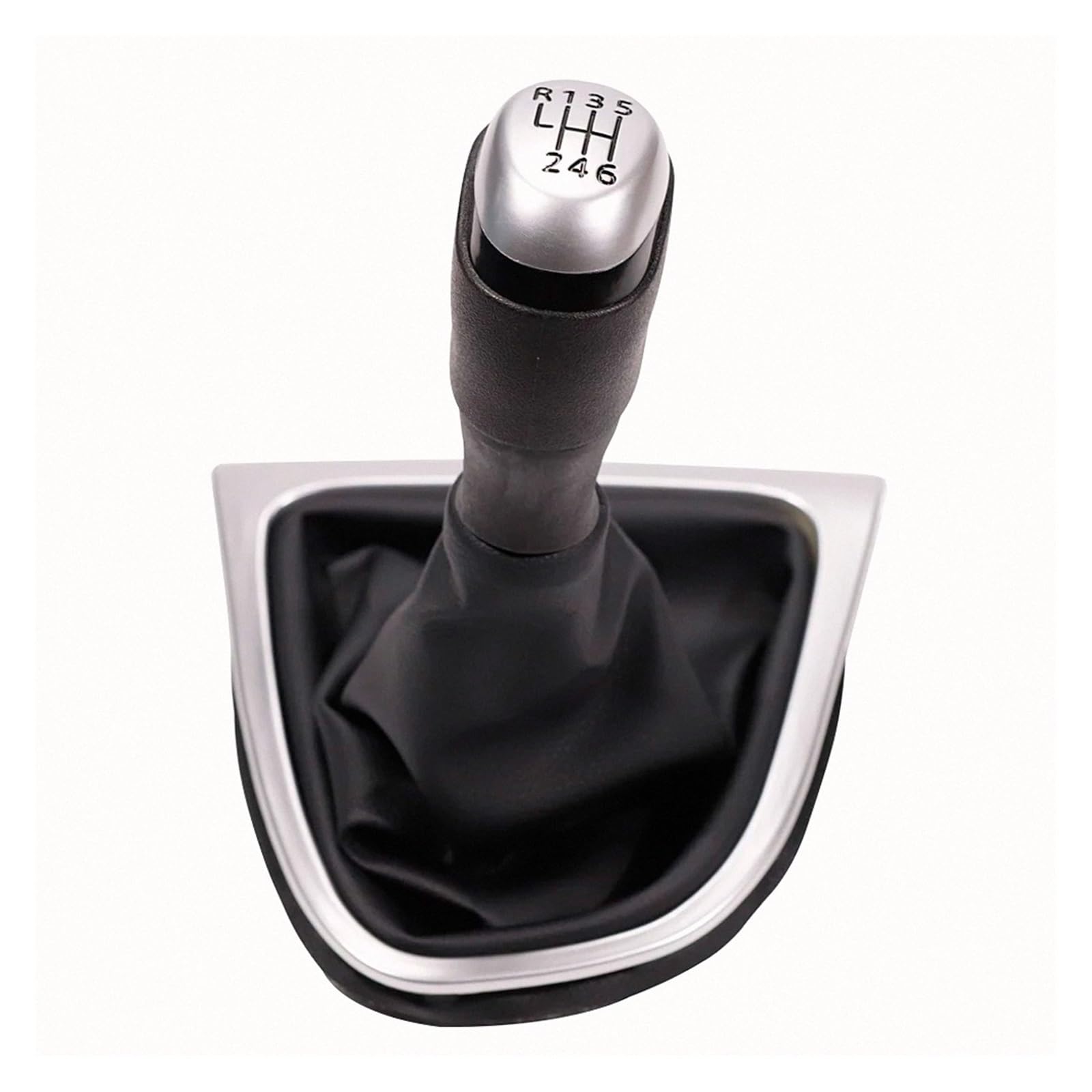 LVGVZTTGKM Knob with Boot Shift Lever Knob Manual 5-Speed / 6-Speed for Clio 4 IV MK4 2012-2019 Stylish Shift OE 328654134R 328651259R 328657531R 1Pc with Boot