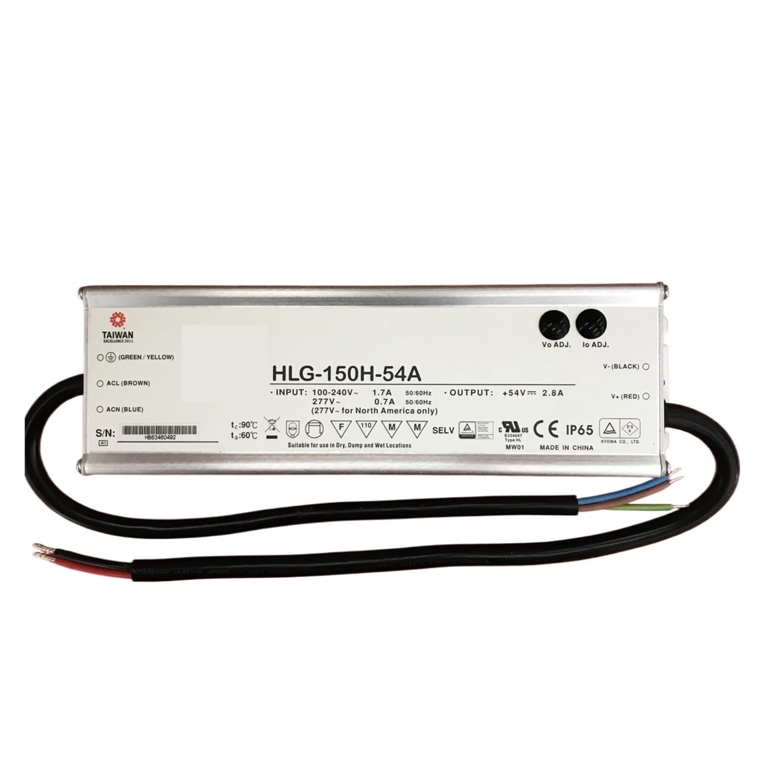 BFSYDLUJ HLG-150H-12A HLG-150H-24A HLG-150H-36A HLG-150H-48A switching power supply(HLG-150H-24A)
