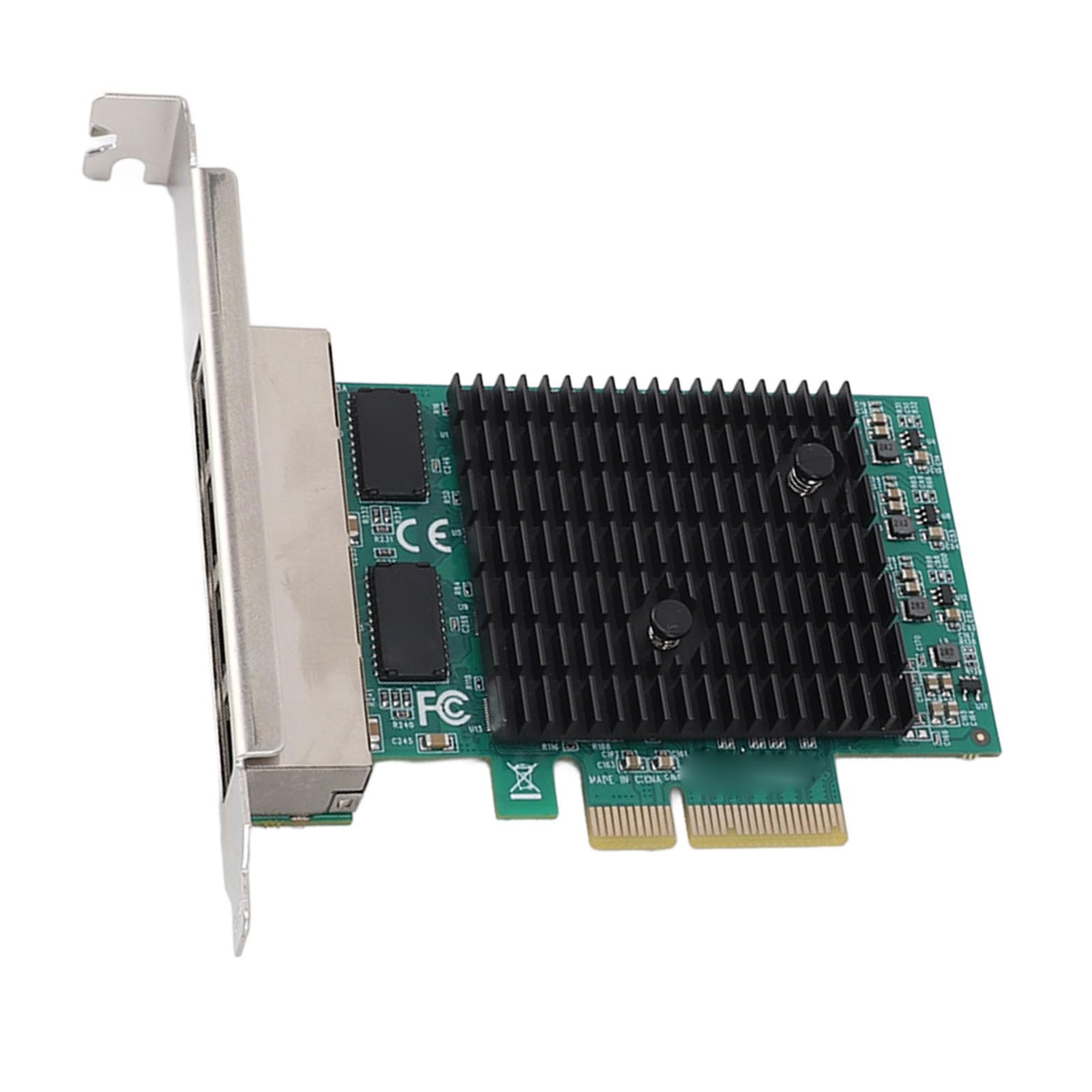 Scheda Ethernet PCIe, Scheda di Rete PCIe Scheda di Rete Gigabit PCIe Professional 8125B Cavo in Rame 4 Porte 2.5G Adattatore Ethernet PCI Express per PC Desktop