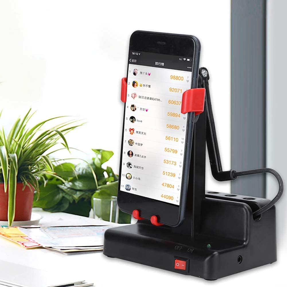 Compteur Automatique de Pas de Balancement de téléphone Portable, Shaker Automatique de téléphone Portable, podomètre de téléphone Portable à Rotation Gauche Droite, Alimentation, balancier Telephone