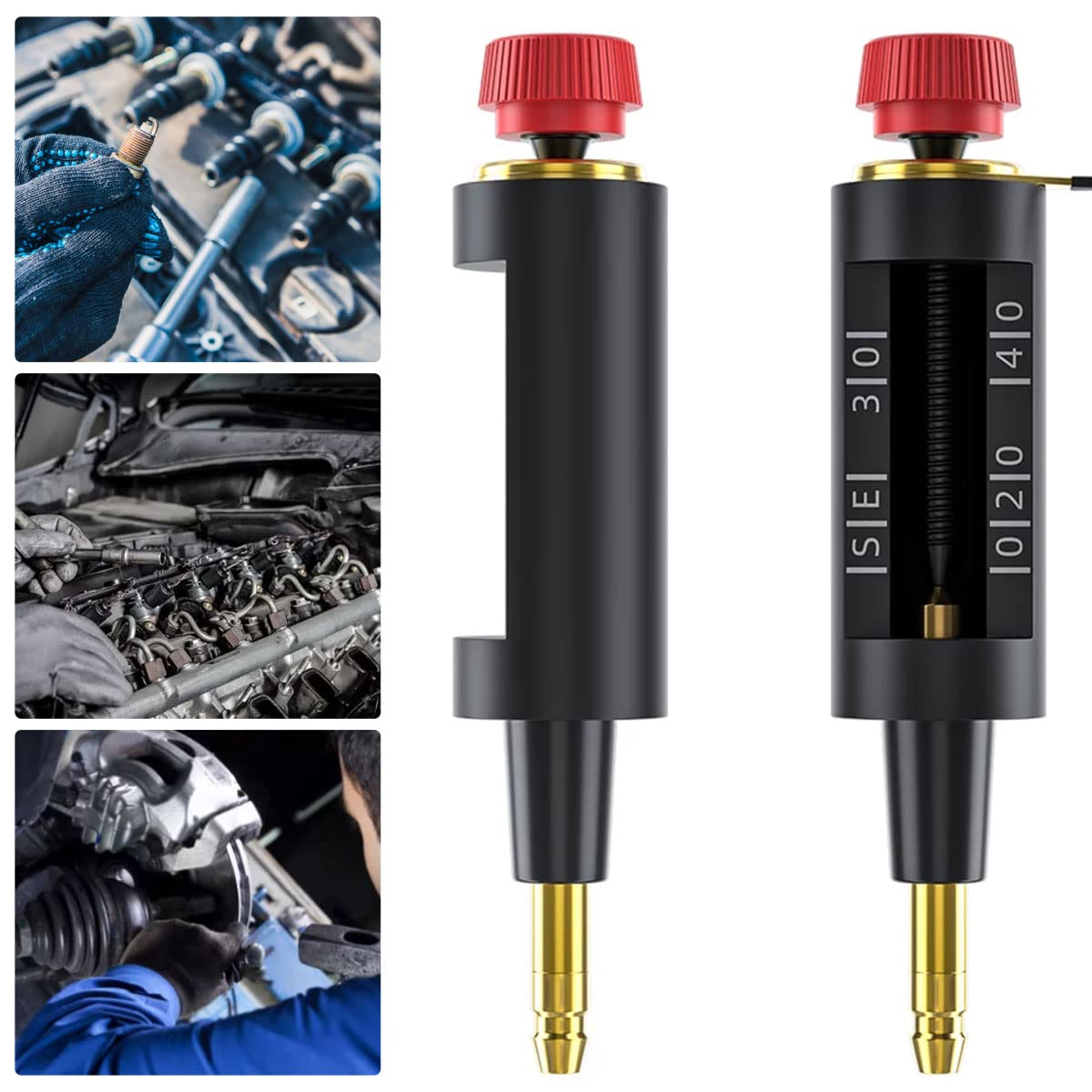 Spark Plug Tester Car Ignition System Coil Adjustable Ignition System Coil Tester Coil Engine in Line Diagnostic Checker Tool Autos Diagnostic Test Tool