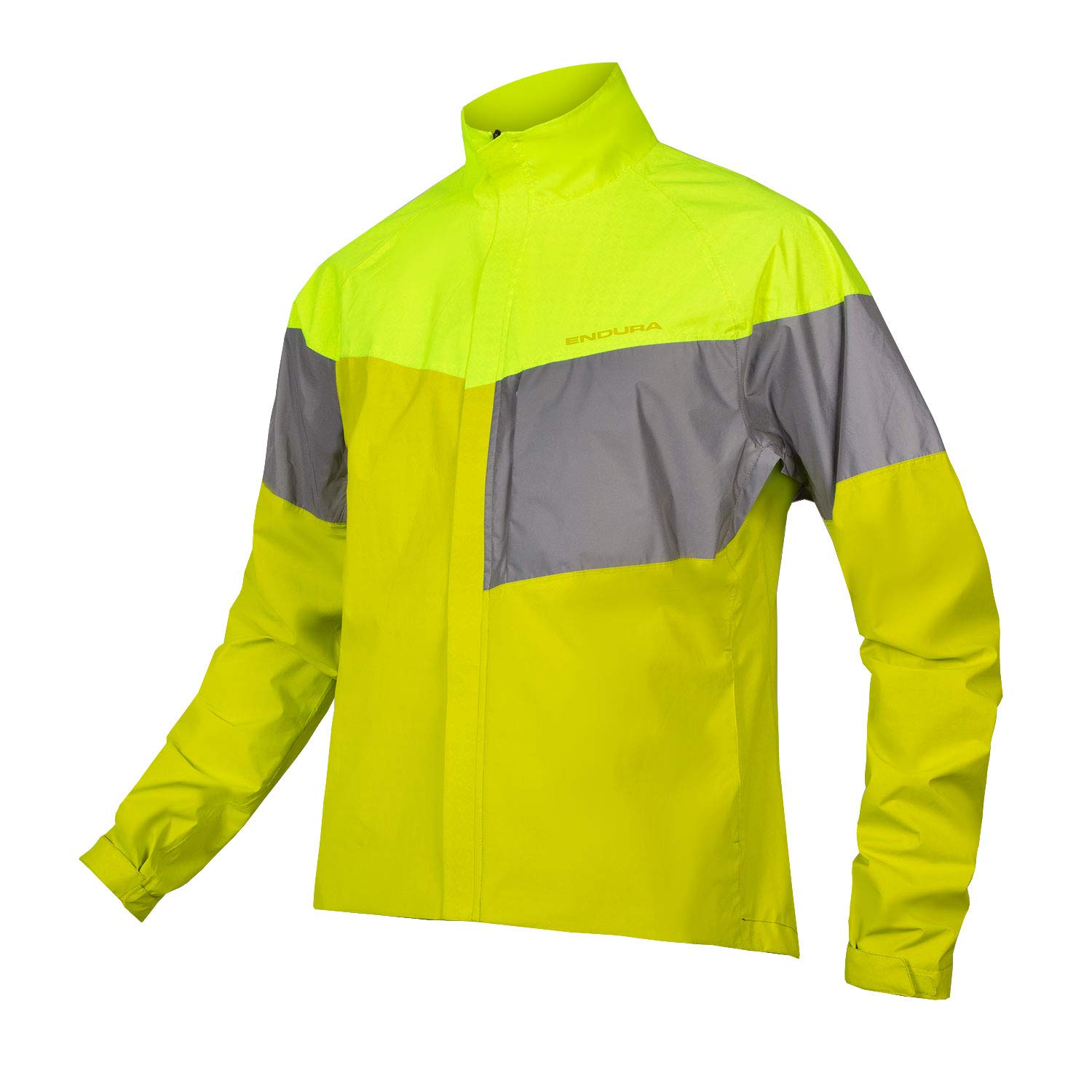 Endura Hi-Viz Yellow/Reflective Urban Luminite Cycling Jacket Ii Large