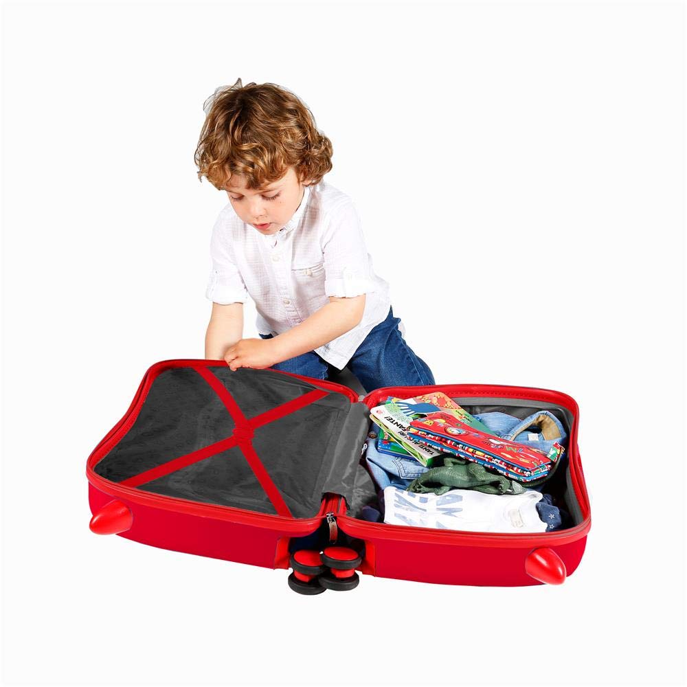 Disney Equipaje- Equipaje para niños, Niños, Mcqueen Roja, Children Suitcase