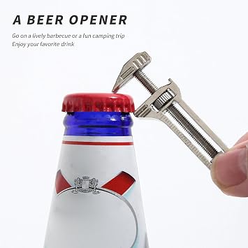 Compact Titanium Multitool - Mini Multitool Wrench, Tispanner A Compact Titanium Multitool Always Within Reach, Multifunctional Bottle Opener And Wrench Tool (Color : 3Pcs)