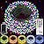 Ollny RGB Christmas Lights 400 LEDs 131 FT, 130 Modes Color Changing Connectable Christmas Tree Lights with Remote, Timer & Waterproof, Outdoor Christmas String Lights for Year-Round House Decorations