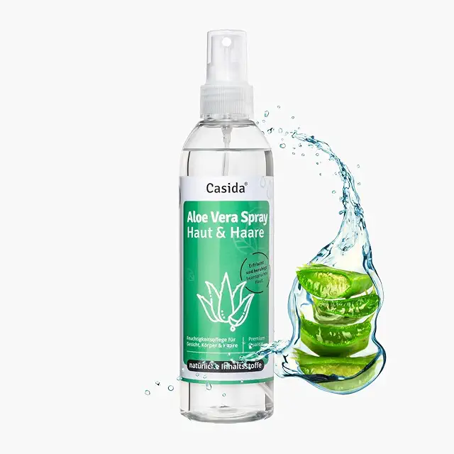 Casida Aloe Vera Spray - Intensive Moisturizer for Skin & Hair - 200ml