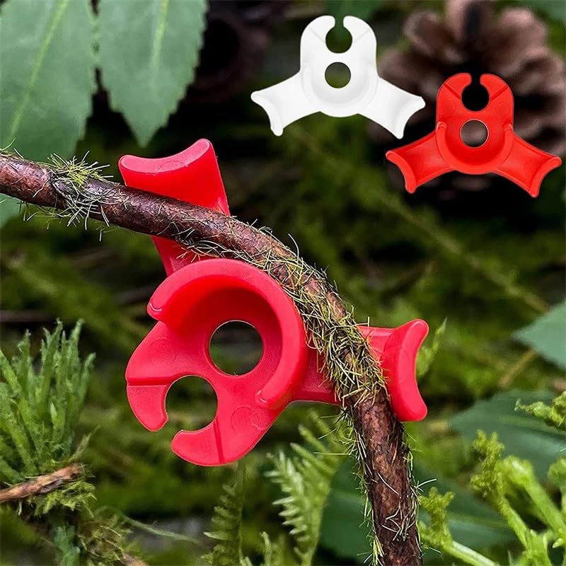 30 PCS CINTREUSE De Plantes Piquets Support Pour Attaches Végétales