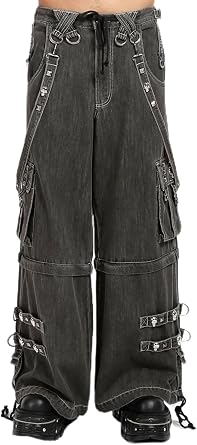 Crypt Pants in Denim by Tripp NYC