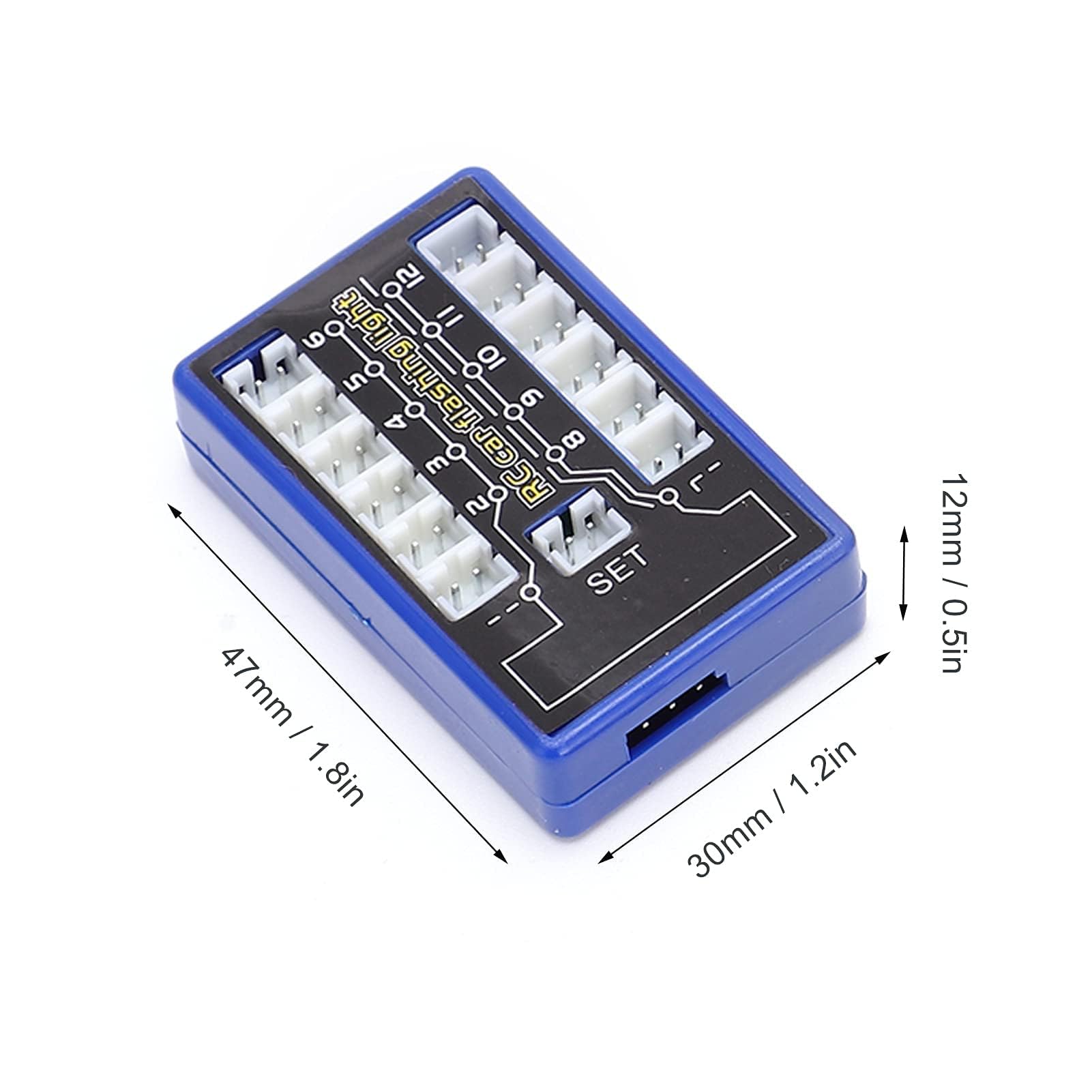 Car Flashing Light, 12 LED Flashing Lamp System 4.8 to 6V RC Vehicle Lighting Kit for 1/8 1/10 1/12 and Other Remote Control Cars - Image 4