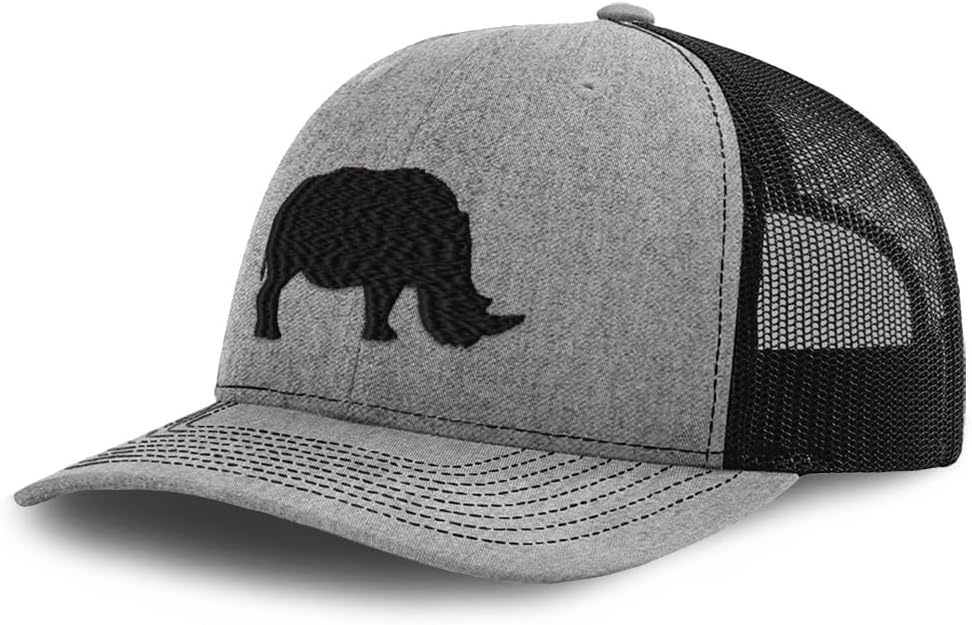 Custom Richardson Mesh Cap Hat Embroidered Rhino A Embroidery Trucker Hats for Men & Women