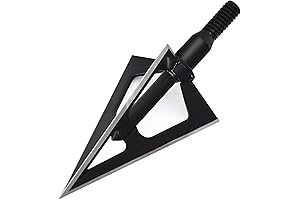 Archery 100 Grain Broadheads Screw-in Arrow Heads Hunting- Compound Bow Broadheads 100 Grain