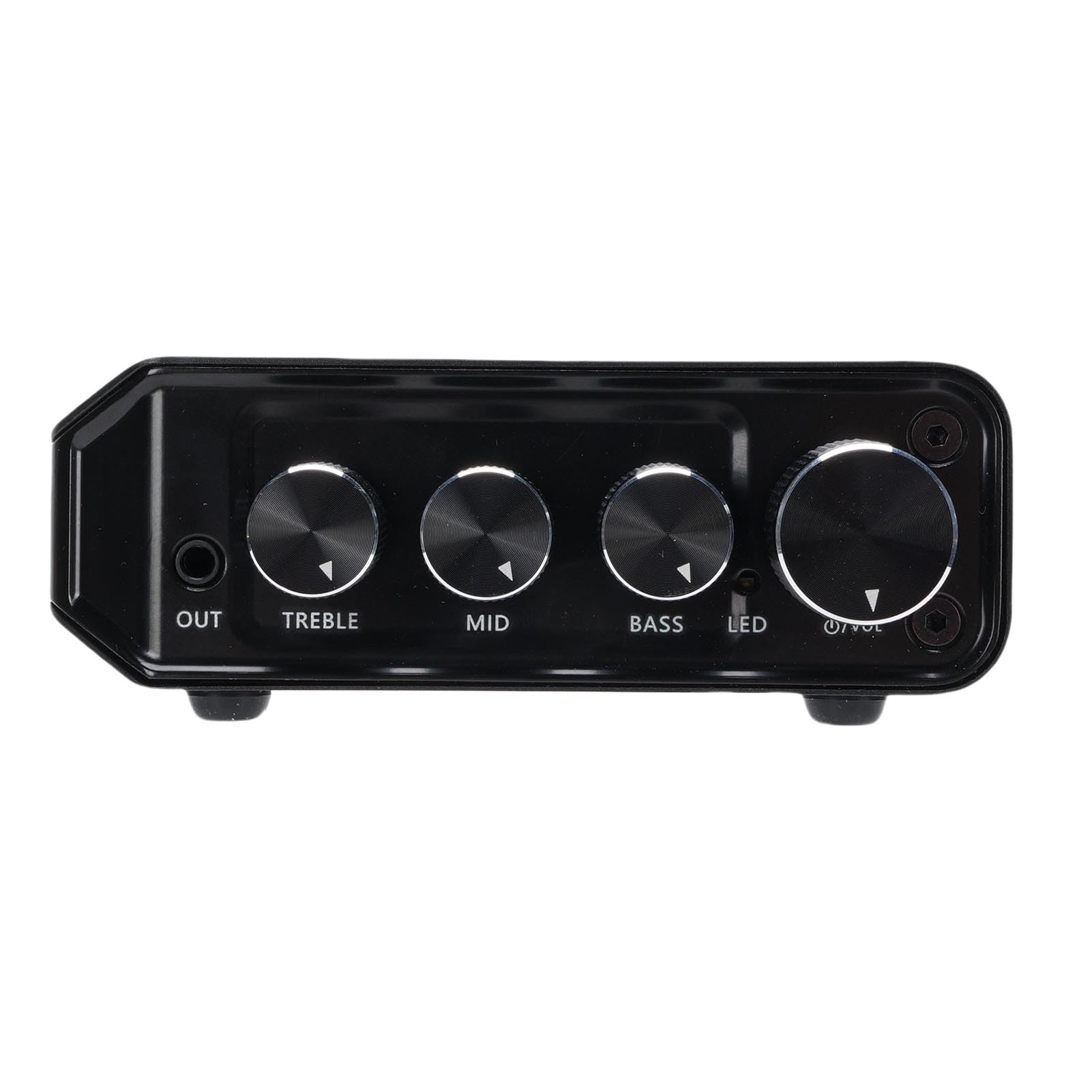 Fafeicy TPA3116 Amplificador Digital Estéreo de Alta Fidelidad de 2.0 Canales 50W + 50W Bluetooth 5.4 para Altavoces Pasivos Cine en Casa con USB AUX Caja de Aleación de Zinc (Enchufe de la UE)