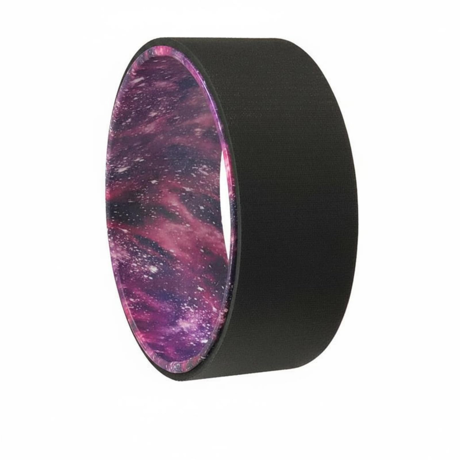ATORSE High-Density Mind-Body Practice Wheel Iyengar Method Cork Mind-Body Practice Wheel Improves Flexibility Stretching Aid Eco-Friendly for Home Workout, Starry Black-picture-30