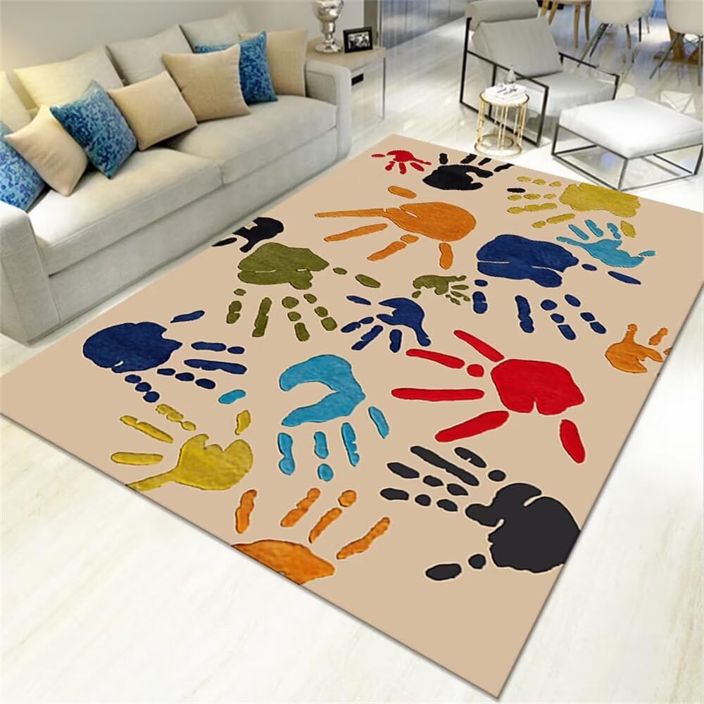 Tapis d'extérieur pour terrasse lavable de 180X280CM pour protéger les sols des enfants