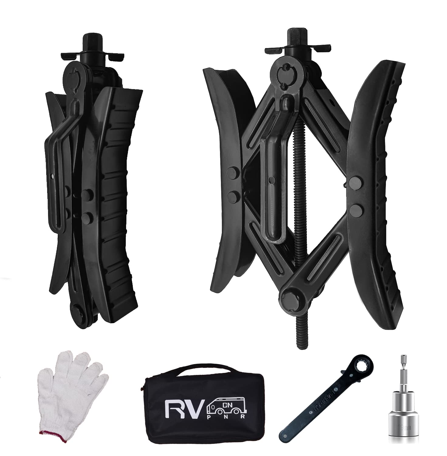 RVPNR Camper Wheel Chock Stabilizer, RV X Chocks Wheel Stabilizer