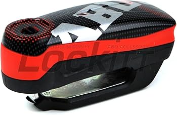 ABUS 折りたたみ式バイクロック 赤 セキュリティ7