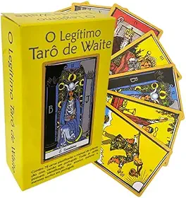 O Legitimo Taro Waite 78 Cartas Plastificado com Manual