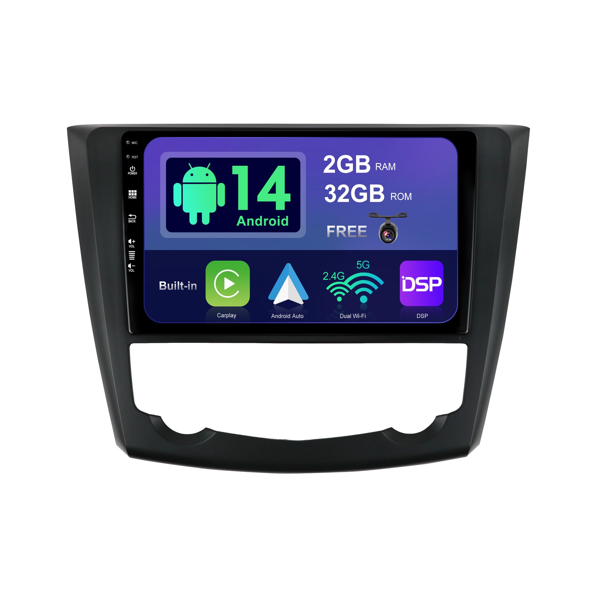 Autoradio Android 14 Per Renault CLIO 2016-2018 - 10.1 Pollici - Foto 7